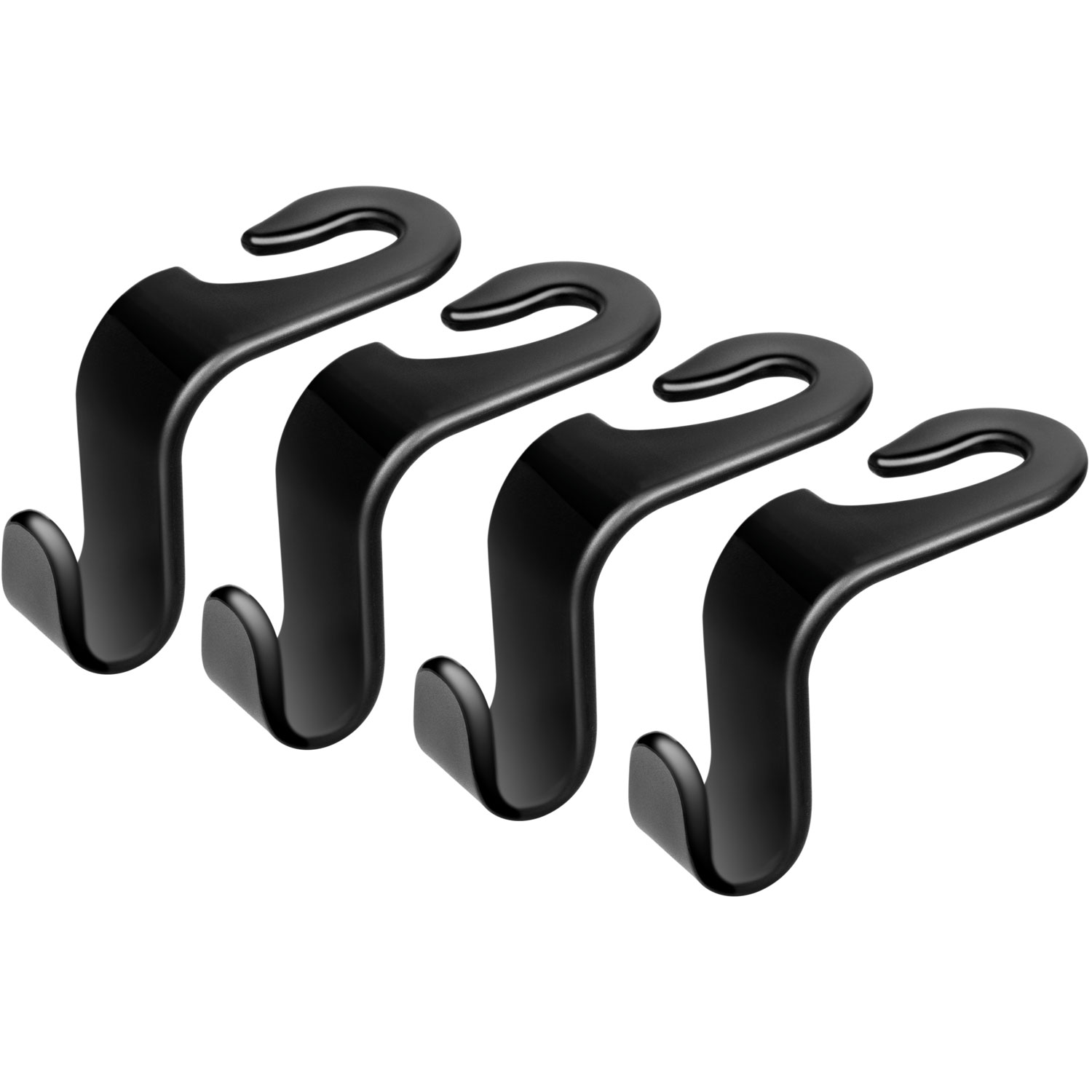 Krokar Till Bilstolar LogiLink Max 20kg 4-pack