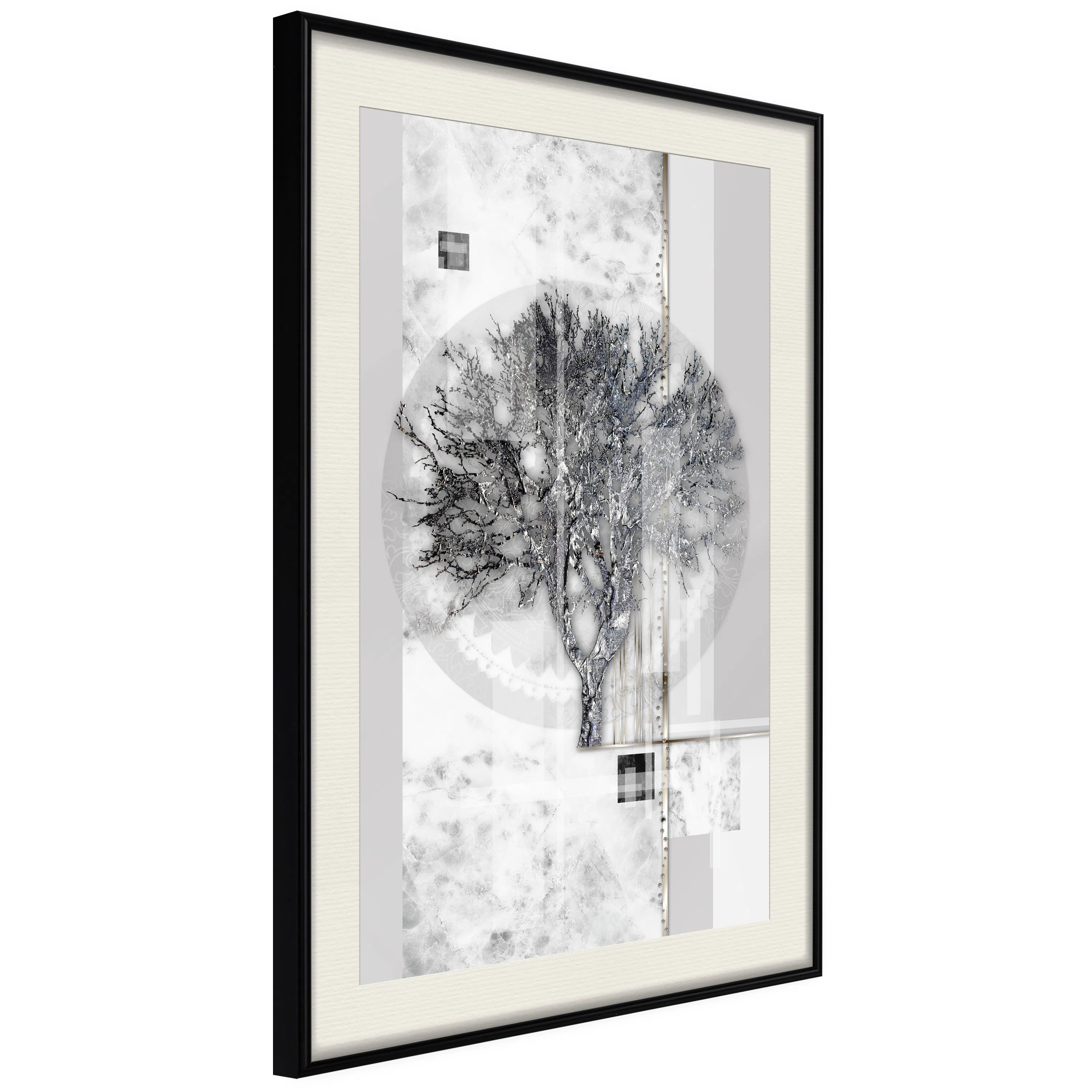 Poster Artgeist Affisch Silver Tree