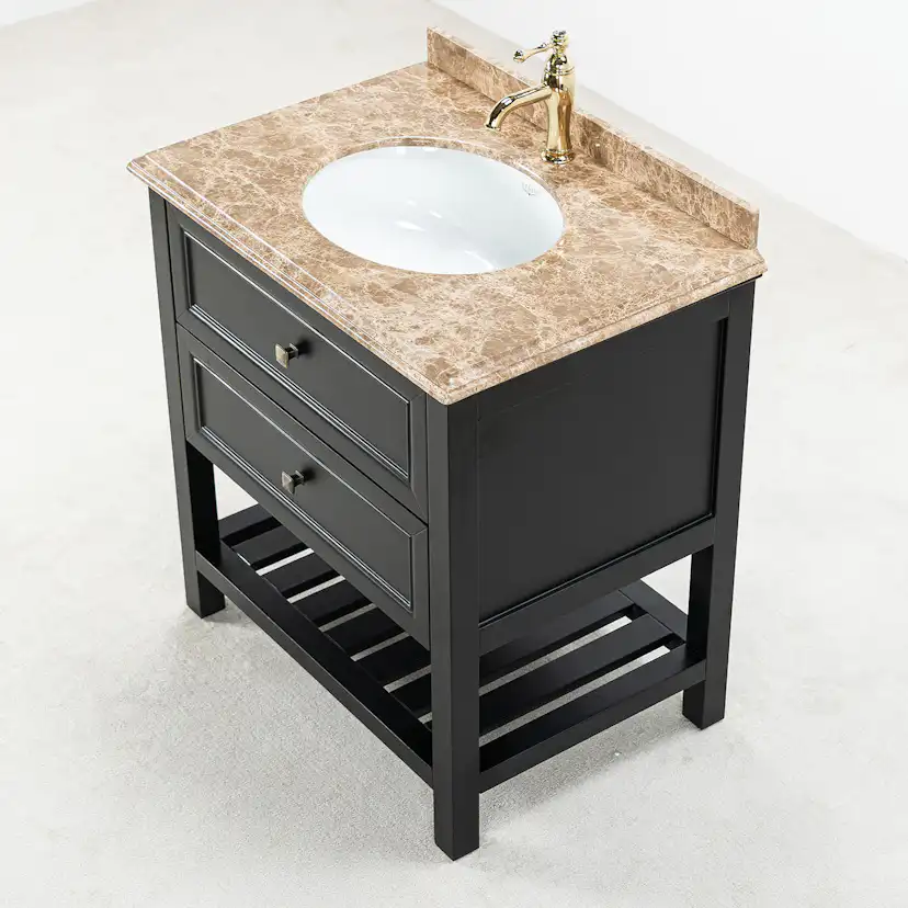 Tvättställsskåp Vesani Utah Beige Marmor