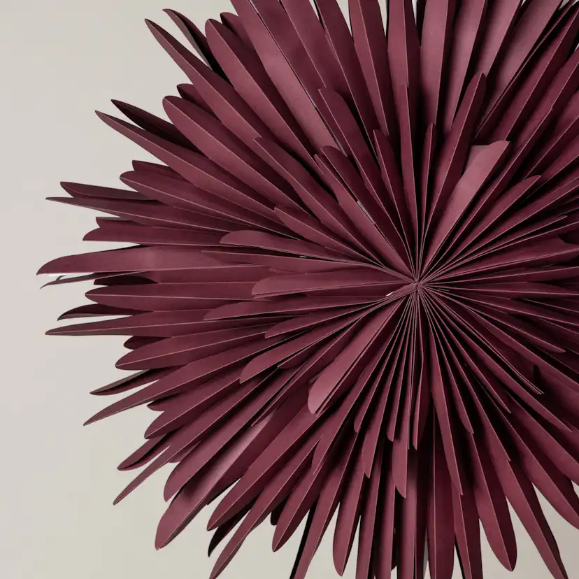 Sälen 80cm Pendant Lamp - Dark red / Dark red Mörkröd, 80 cm