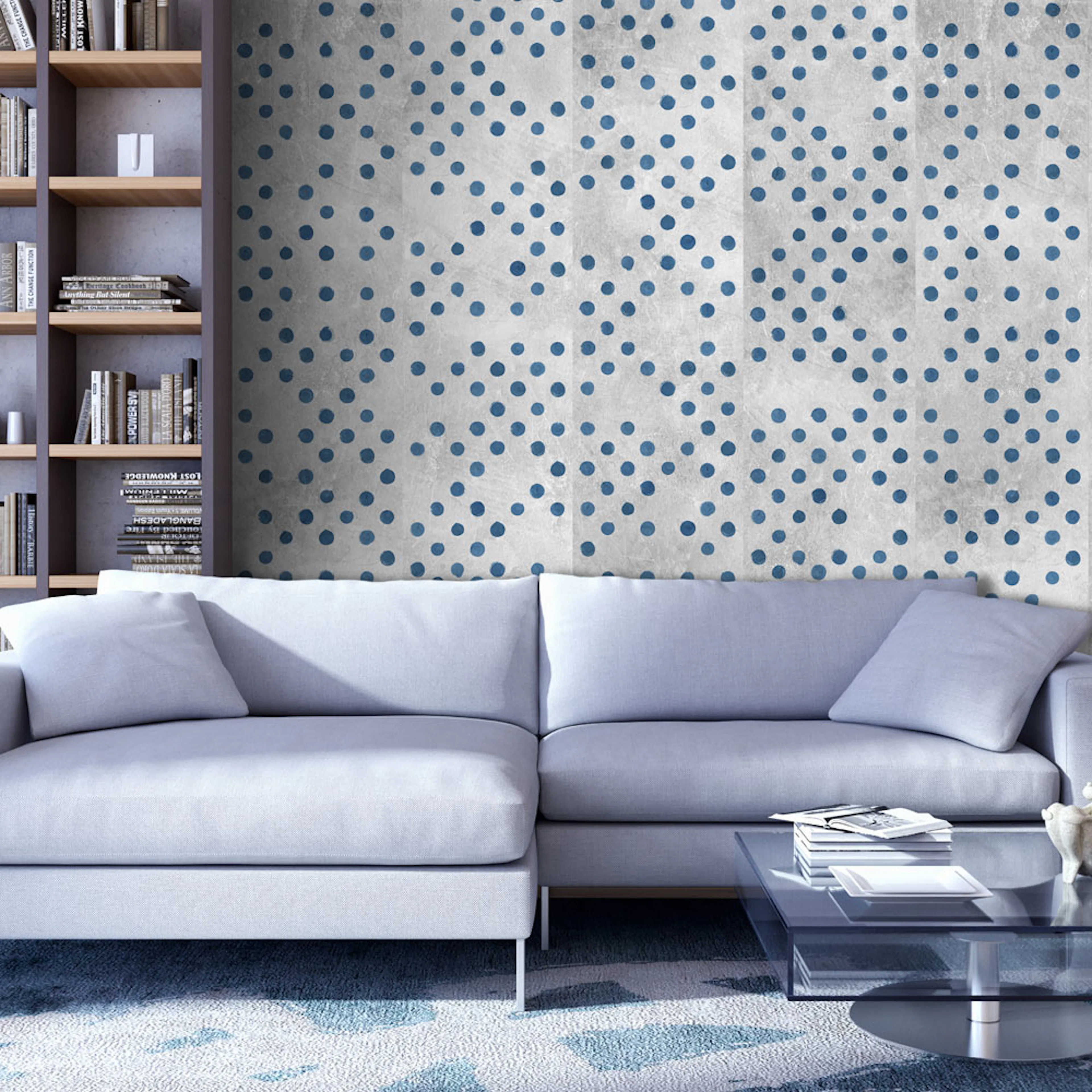 Fototapet Arkiio Dots on Concrete 50x1000 cm