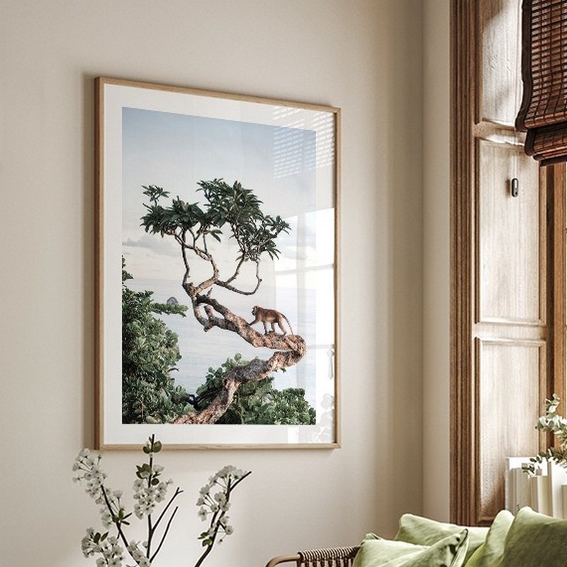 Poster Gallerix Monkey In Tree