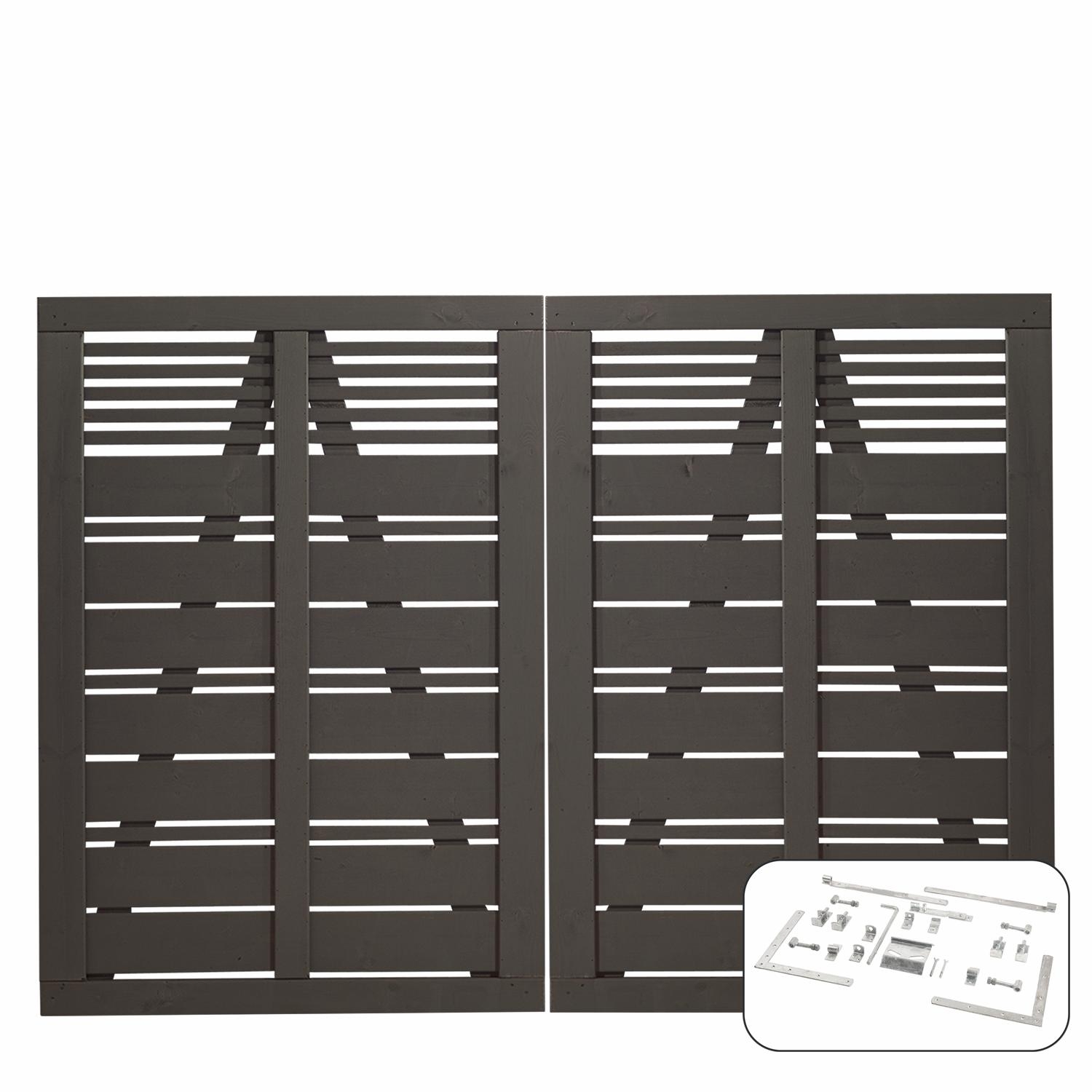 Dubbelgrind PLUS Silence inkl. Beslag