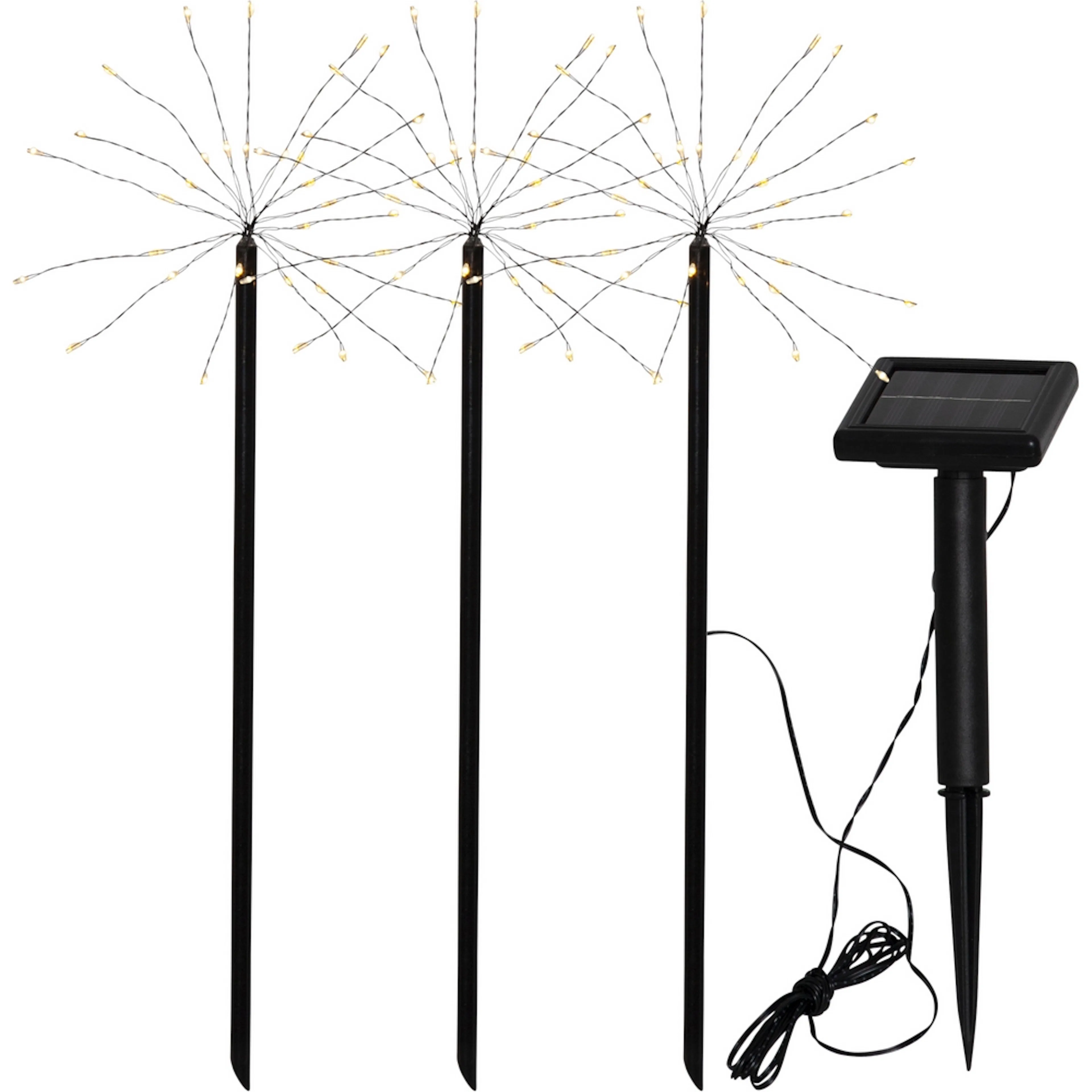 Solcellsdekoration Star Trading Firework Solar 3 st