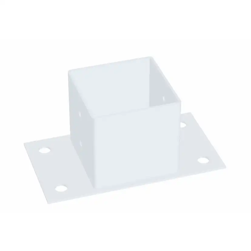 Stolpsko vit 96x96x150 Vit, 96x96x150 mm
