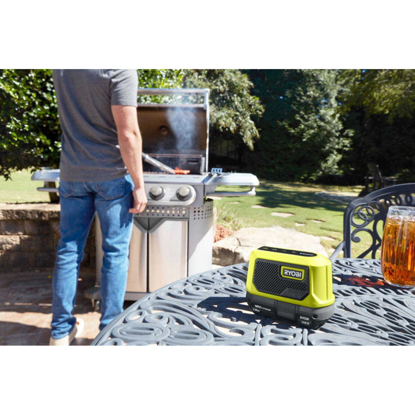 Högtalare RYOBI ONE+ RBTM18-0 0,3kg 3år (utan batteri & laddare)