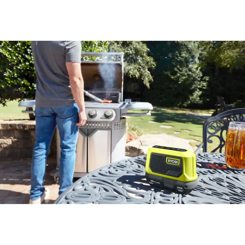 Högtalare RYOBI ONE+ RBTM18-0 0,3kg 3år (utan batteri & laddare)