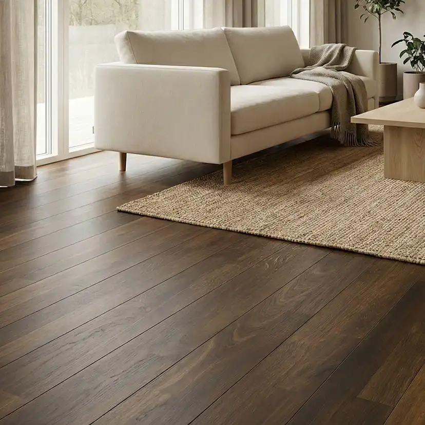 Massivt Trägolv Svartek Plank Boulevard 1-Stav