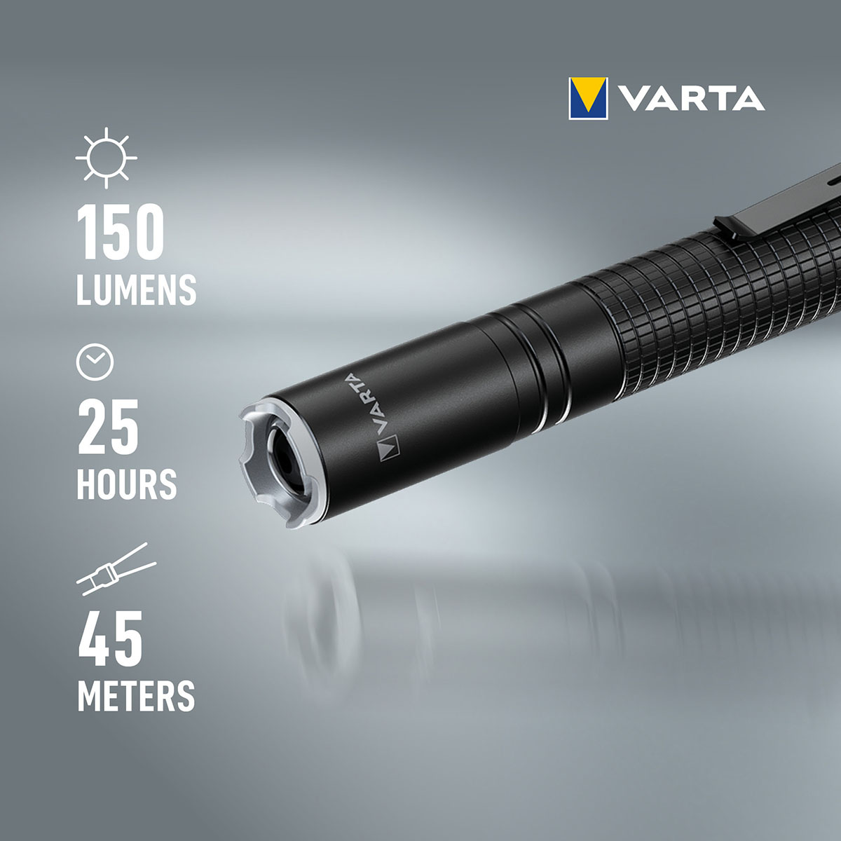 Ficklampa Varta Aluminium Light F10 Pro 150 lm
