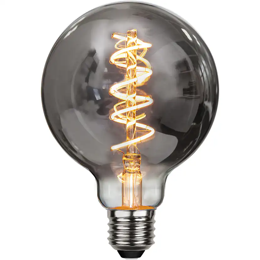 LED-lampa Star Trading E27 G95 Decoled Spiral Smoke Dimbar 2W