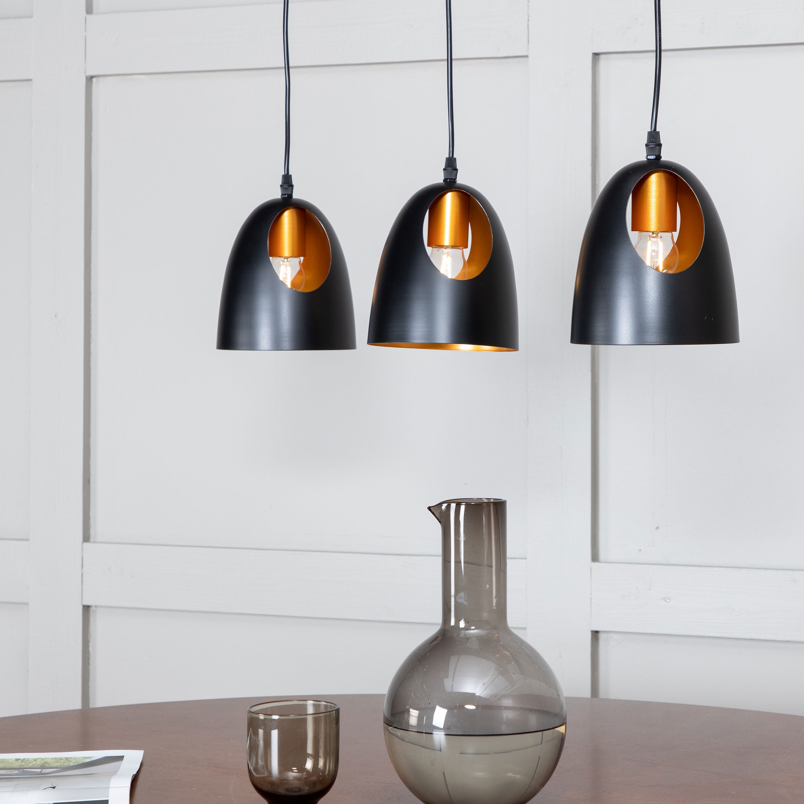 Taklampa Venture Home Emilio Rak 3L