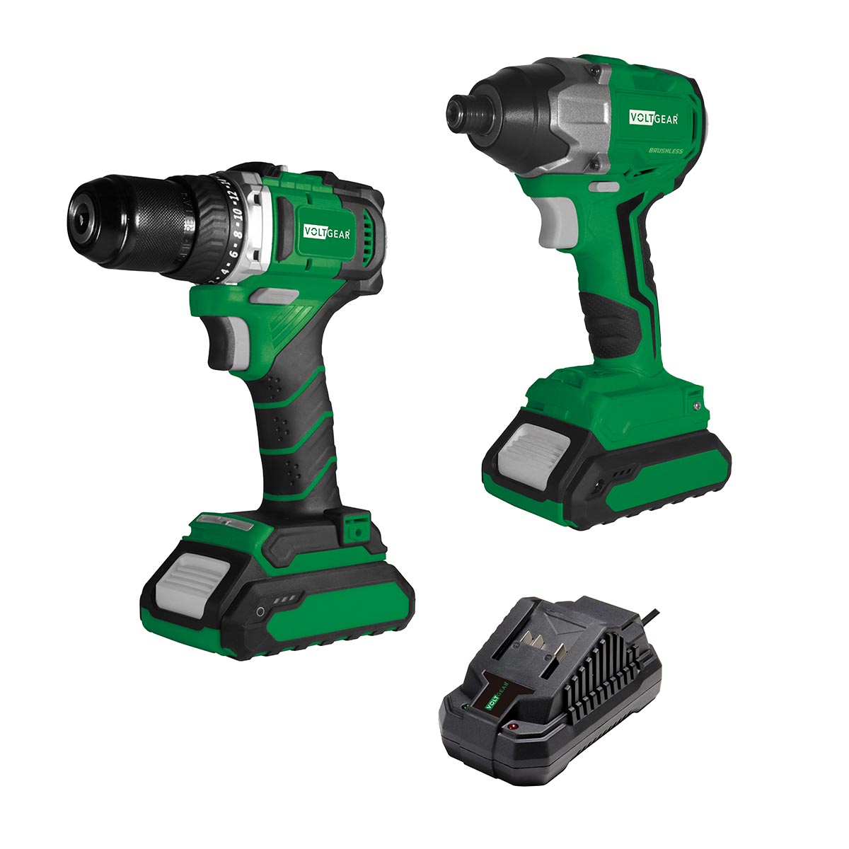 Verktygspaket Voltgear Skruvdragare x2 Med Laddare & 2 st Batteri 2Ah