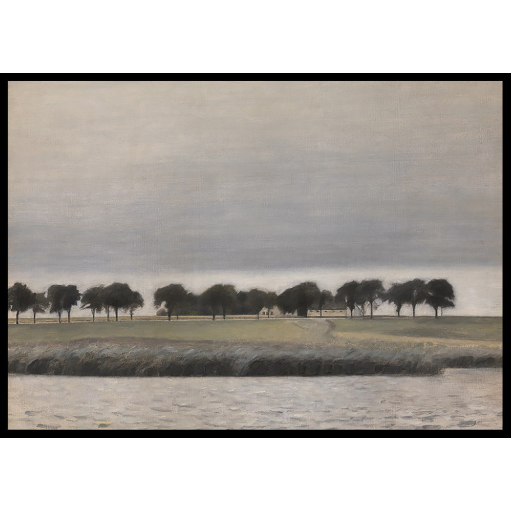 Poster Gallerix Forstodie til Solregn Gentofte Sø By Vilhelm Hammershøi