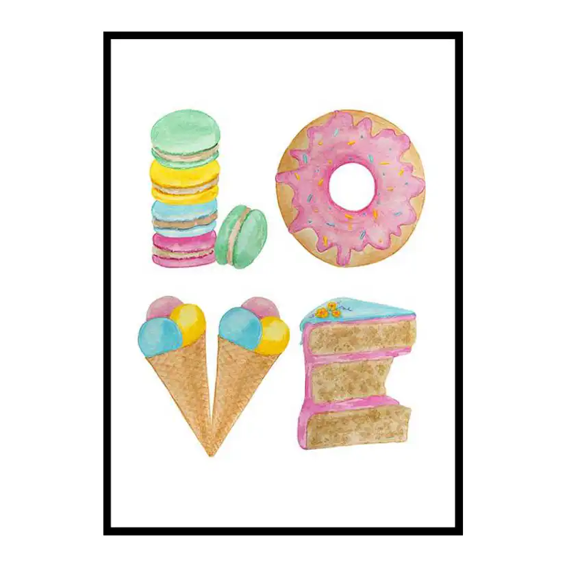 Poster Gallerix Love Of Cookies