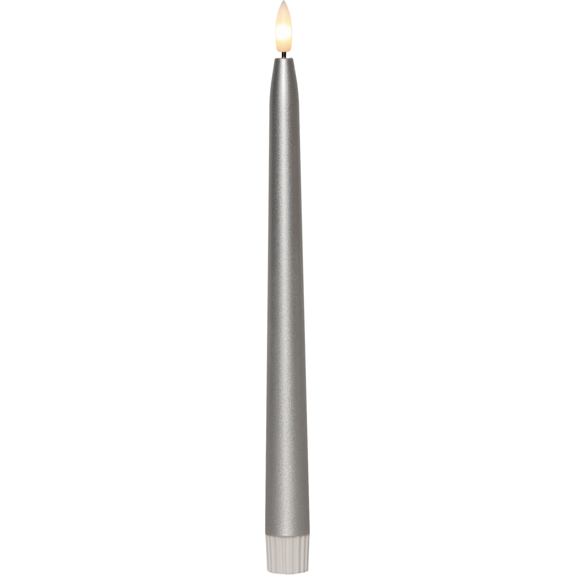 LED-Antikljus Star Trading 2-pack Flamme Metall