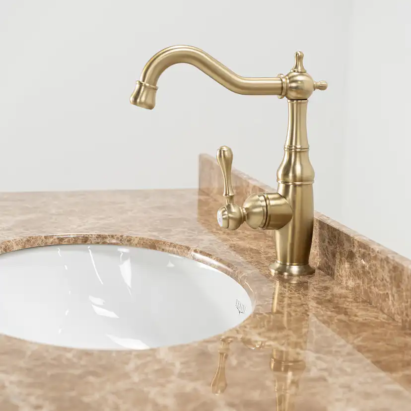 Tvättställsskåp Vesani Utah Beige Marmor