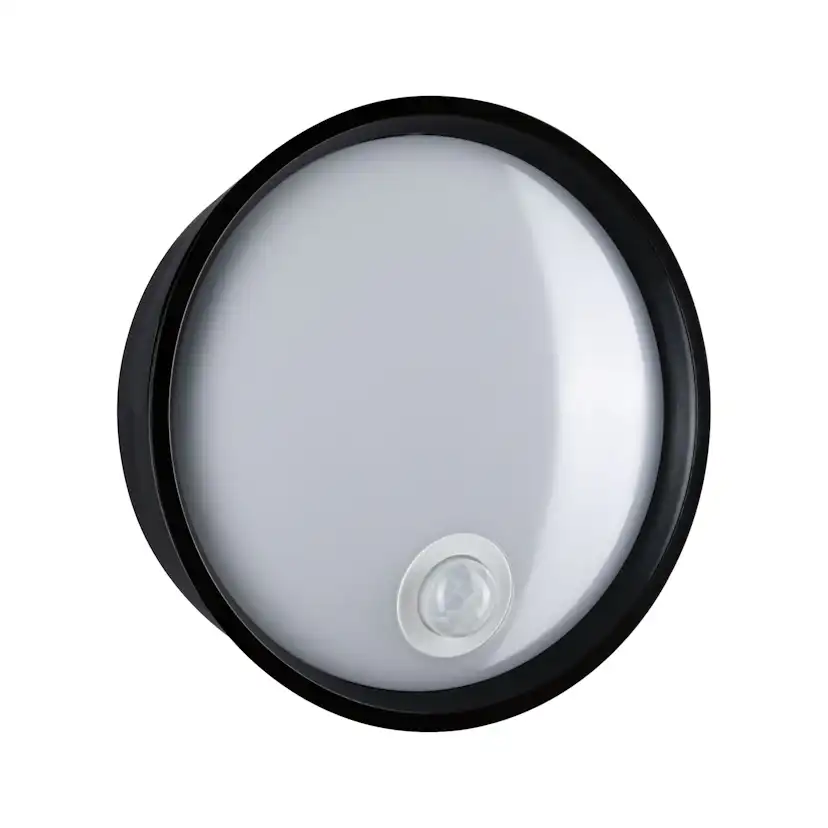 Fasadbelysning LED Paulmann Platomo Seawater Resistant IP44 230V Design: med Skymningsstyrd Rörelsedetektor, Färg: Svart