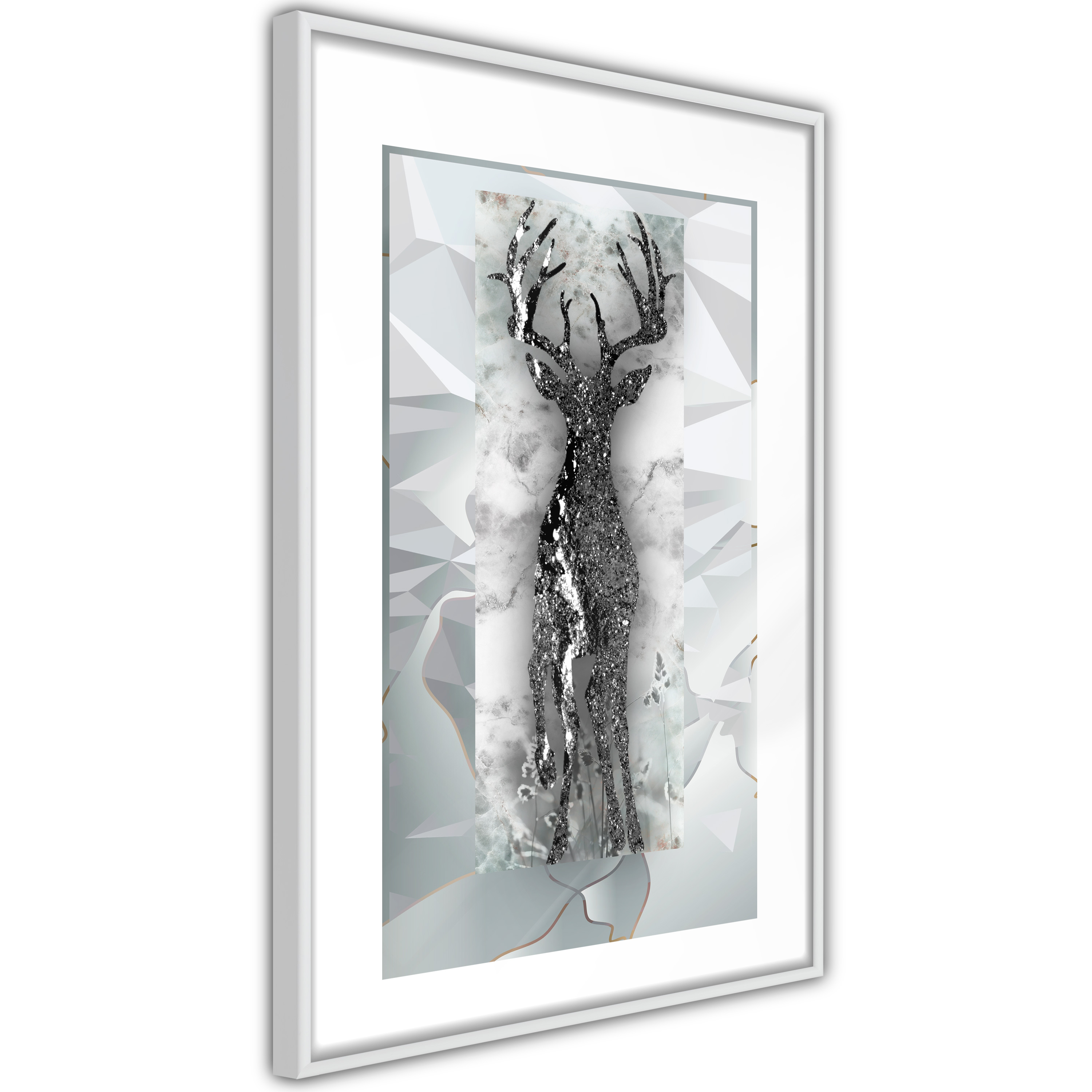 Poster Artgeist Affisch Silver Deer