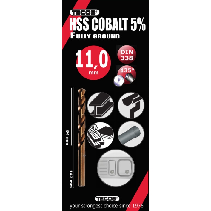 Borr Tecos HSS-Cobalt