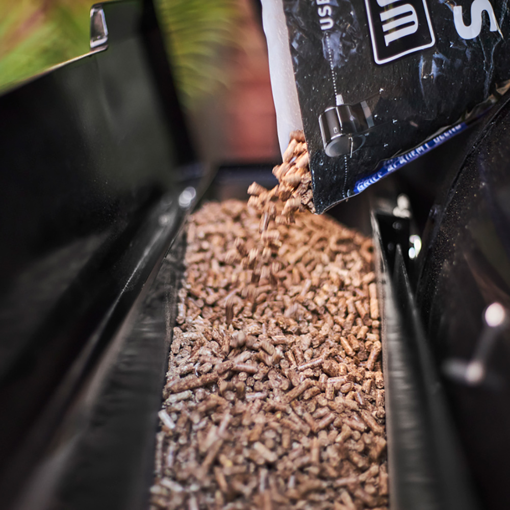 Träpelletsgrill Weber SmokeFire EX6 GBS Svart, Grillyta med 2 Zoner