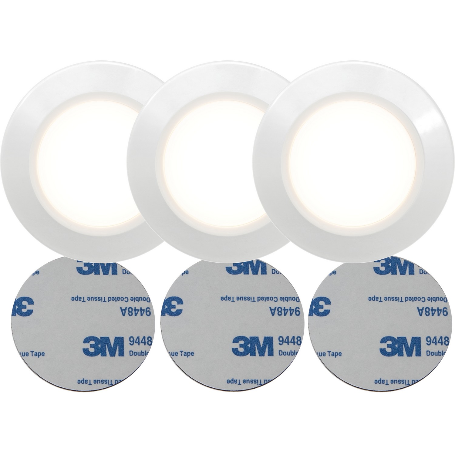 Nattlampa Star Trading LED-puck Functional 3-pack