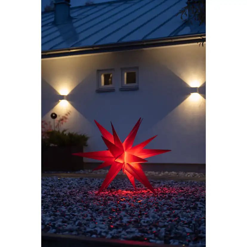Adventsstjärna Gnosjö Konstsmide 3D Stjärna 100 cm LED Utomhus