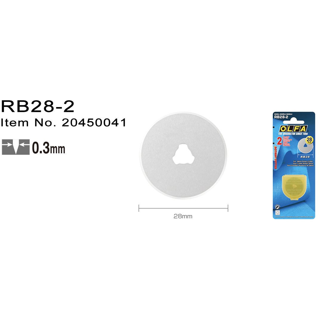 Rullskär Olfa RB28-2 ø28 mm