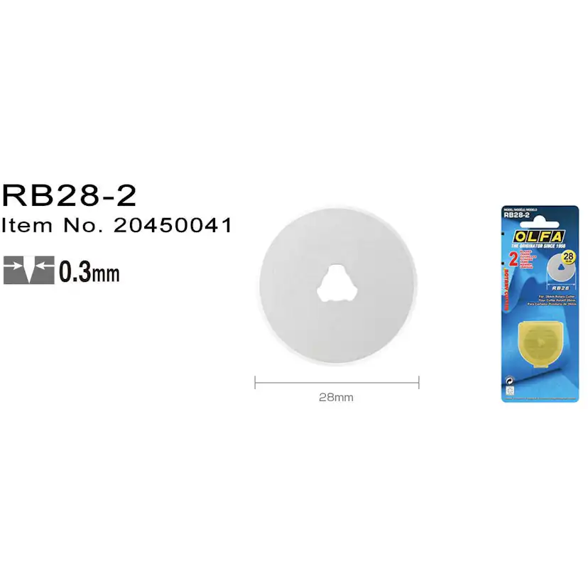 Rullskär Olfa RB28-2 ø28 mm