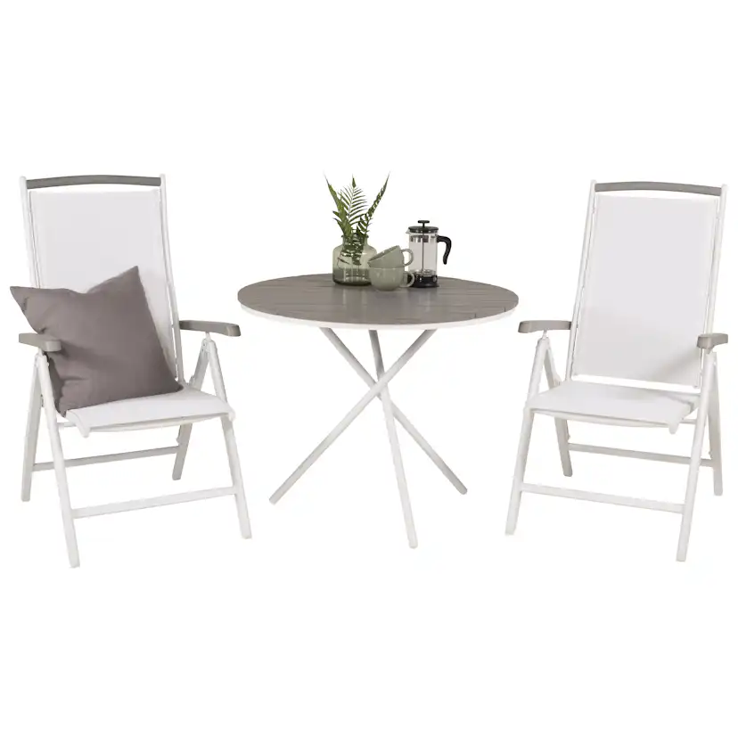 Cafégrupp Venture Home Parma med 2 Albany Stolar