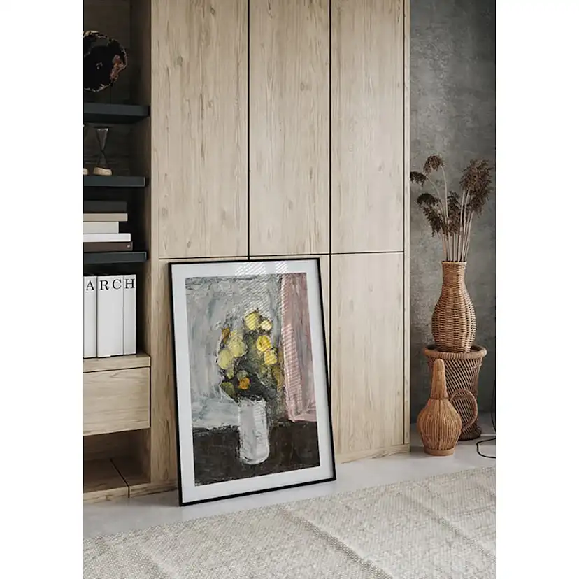 Poster Gallerix Opstilling Med Gule Blomster By Immanuel Ibsen