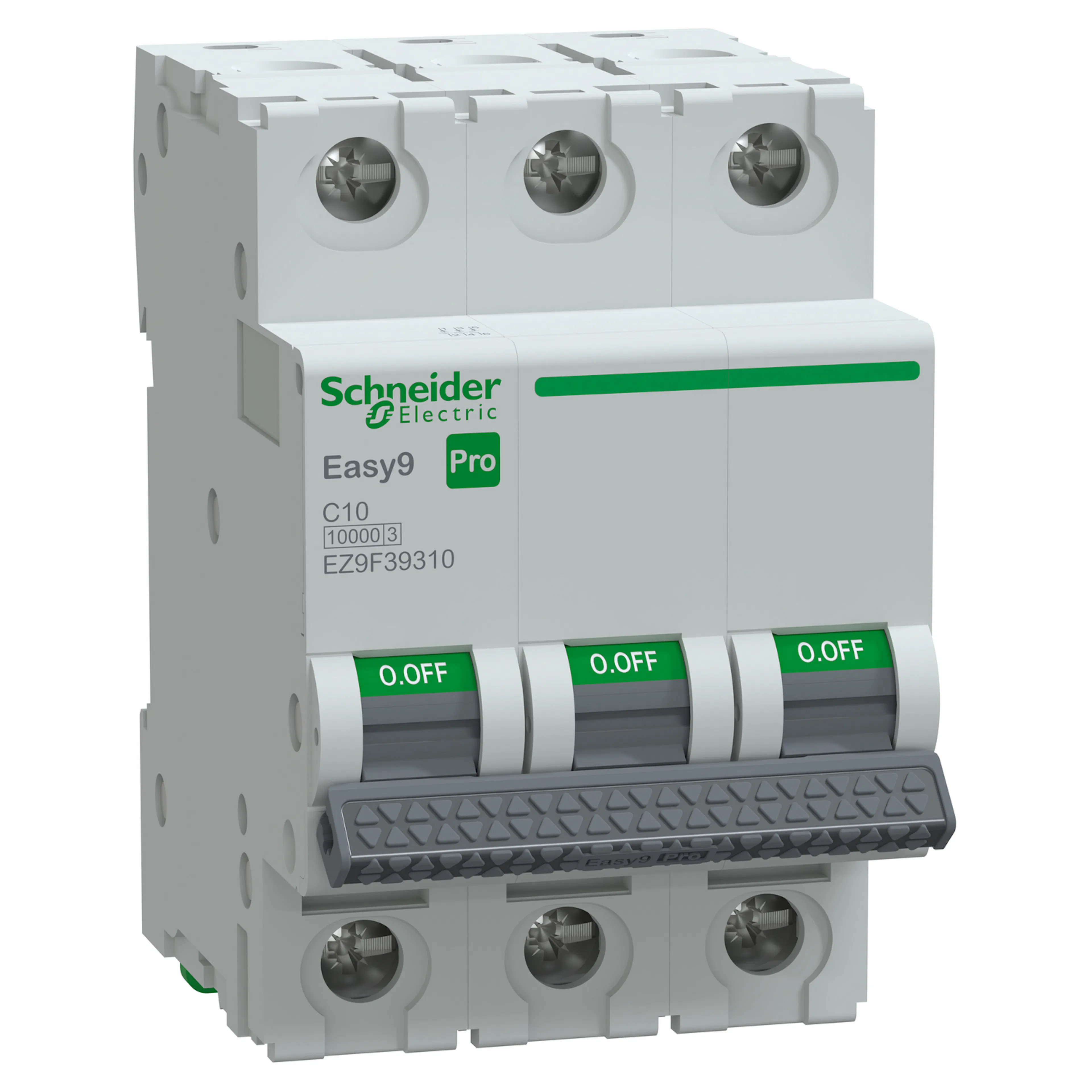 Minibrytare Schneider Electric Easy9 3-polig C-karakteristik 10–40A 10kA