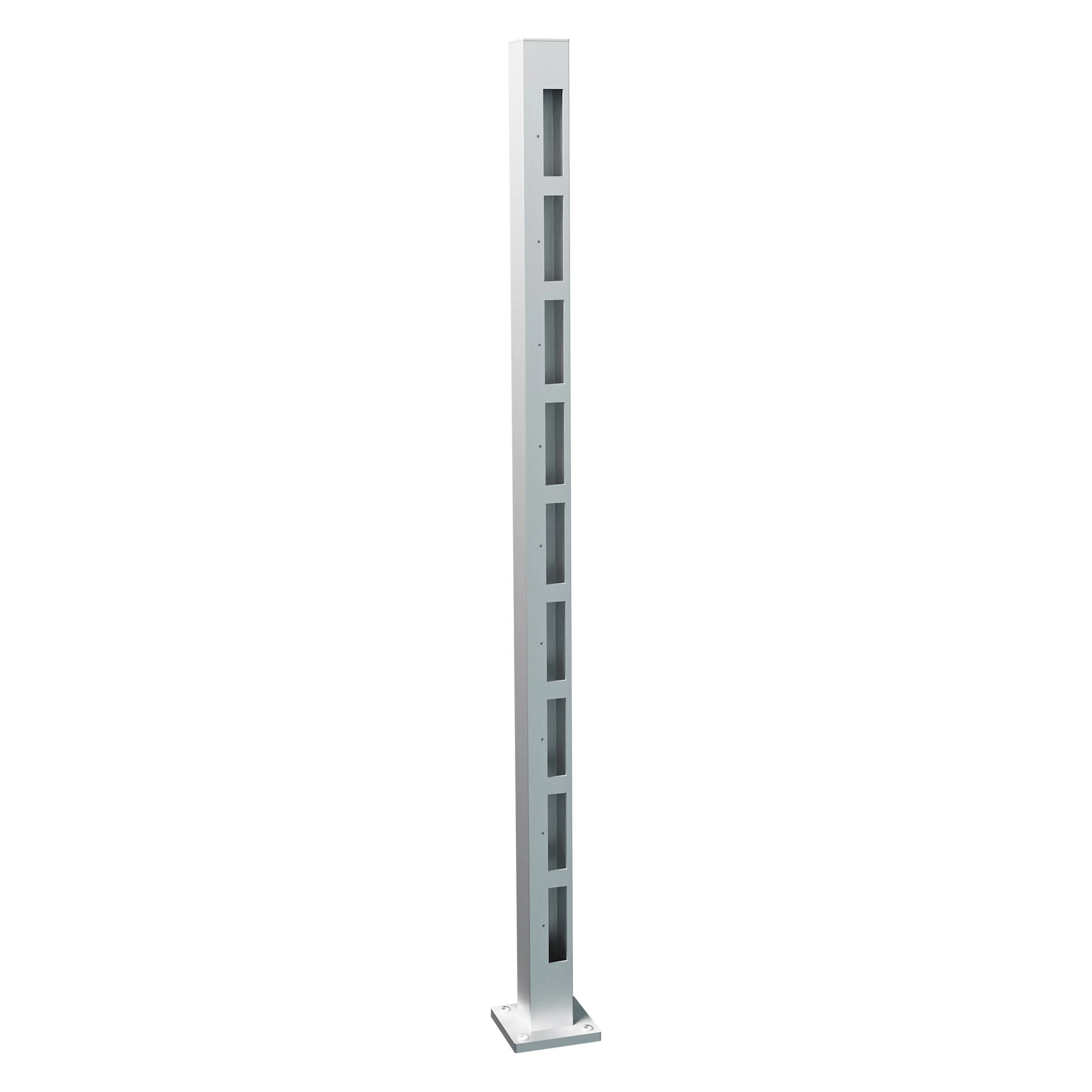 Staketstolpe Vidöstern 1490mm Ändstolpe Vänster NATURGRÅ Höjd: 1490 mm, Naturgrå, Vänster