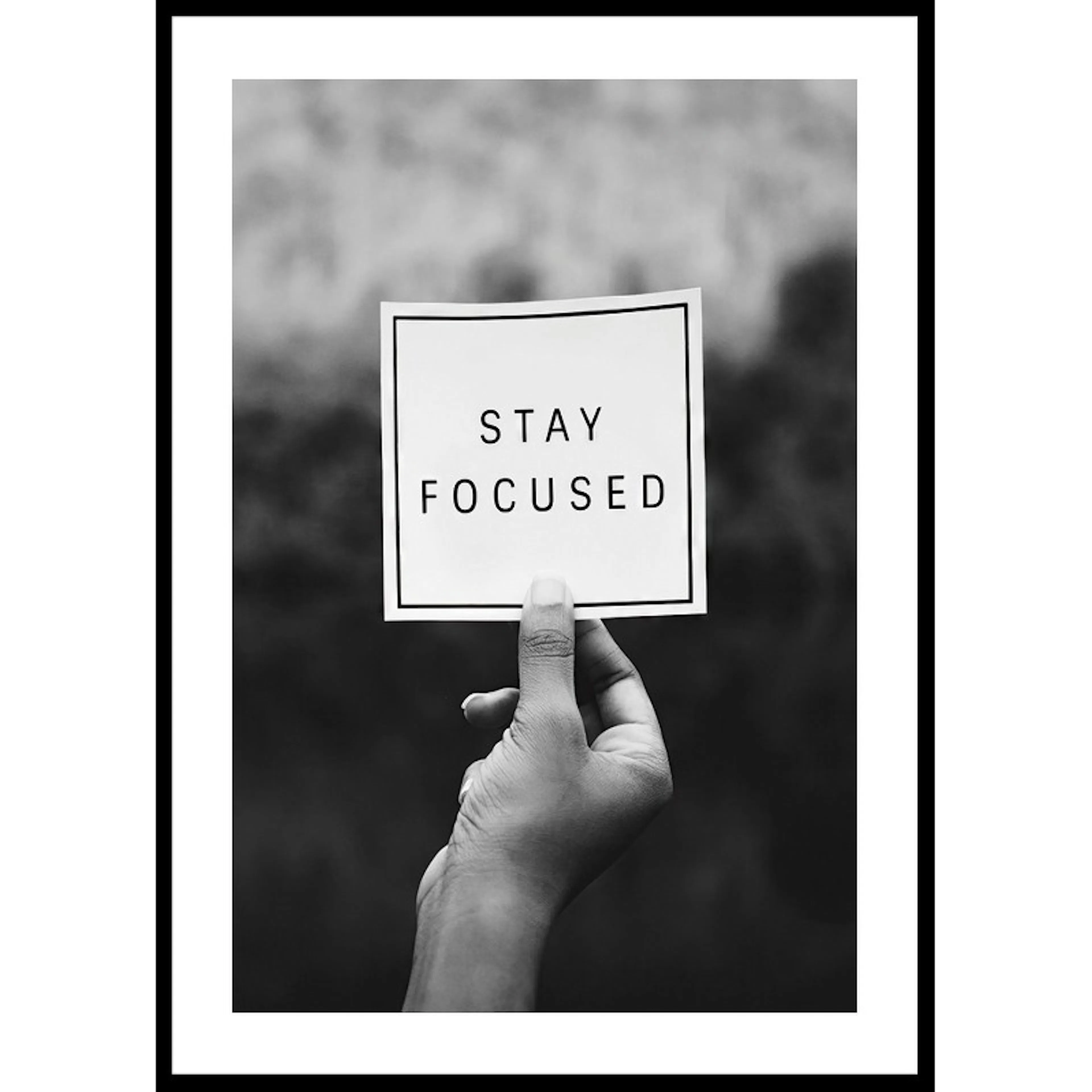 Stay Focused Note 30x40 30x40 cm