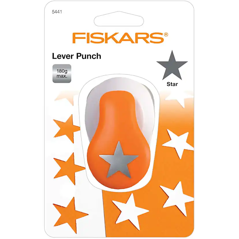 Punch Fiskars Lever Stjärna M