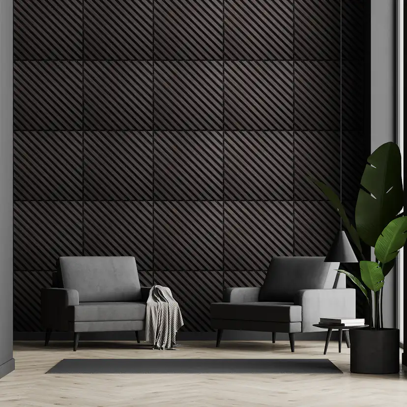 Akustikpaneler NQD Smartwall Fyrkantiga 4-Pack