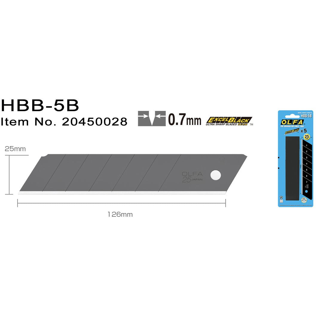 Brytblad Olfa HBB-5B 25 mm