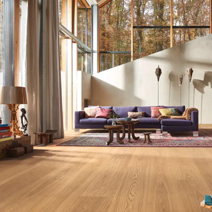 Trägolv HD 400 Natural pure oak 08906, Längd: 2200 mm
