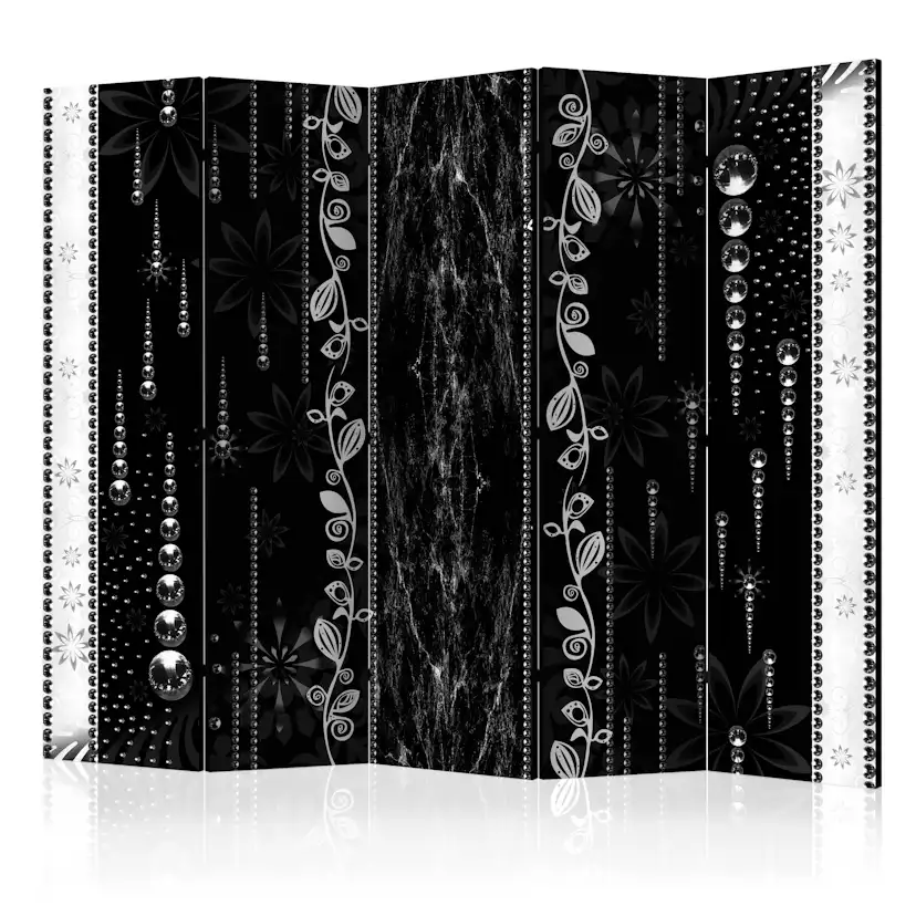 Rumsavdelare Skärmvägg Arkiio Black Elegance II 225x172 cm