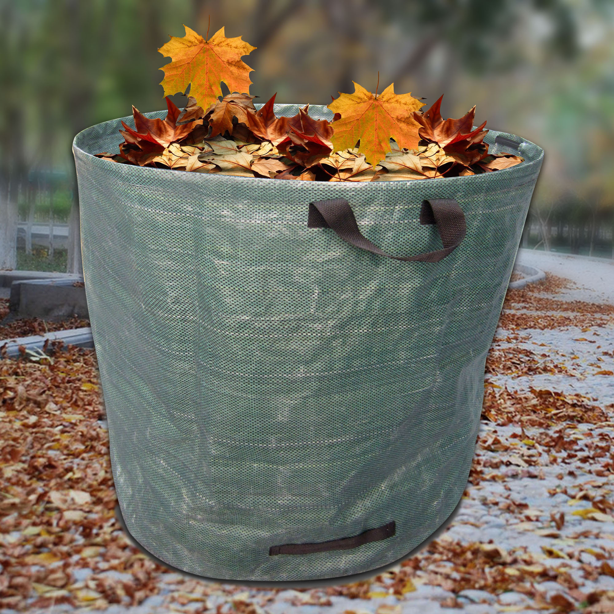 Sopsäck Home it för Trädgårdsavfall Hopvikbar 270 L