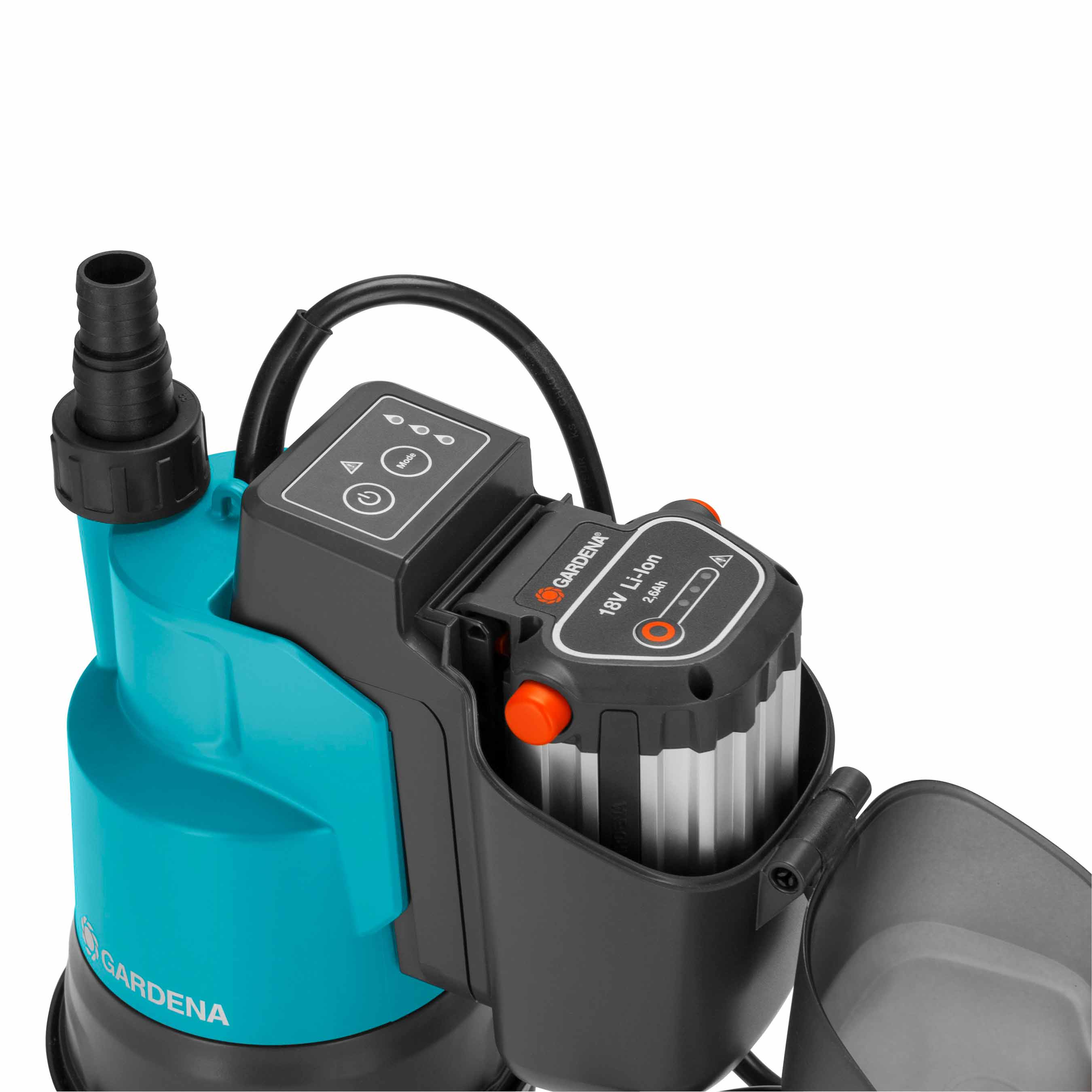 Dränkbar Pump Gardena 2000/2 Li-18 för Rent Vatten