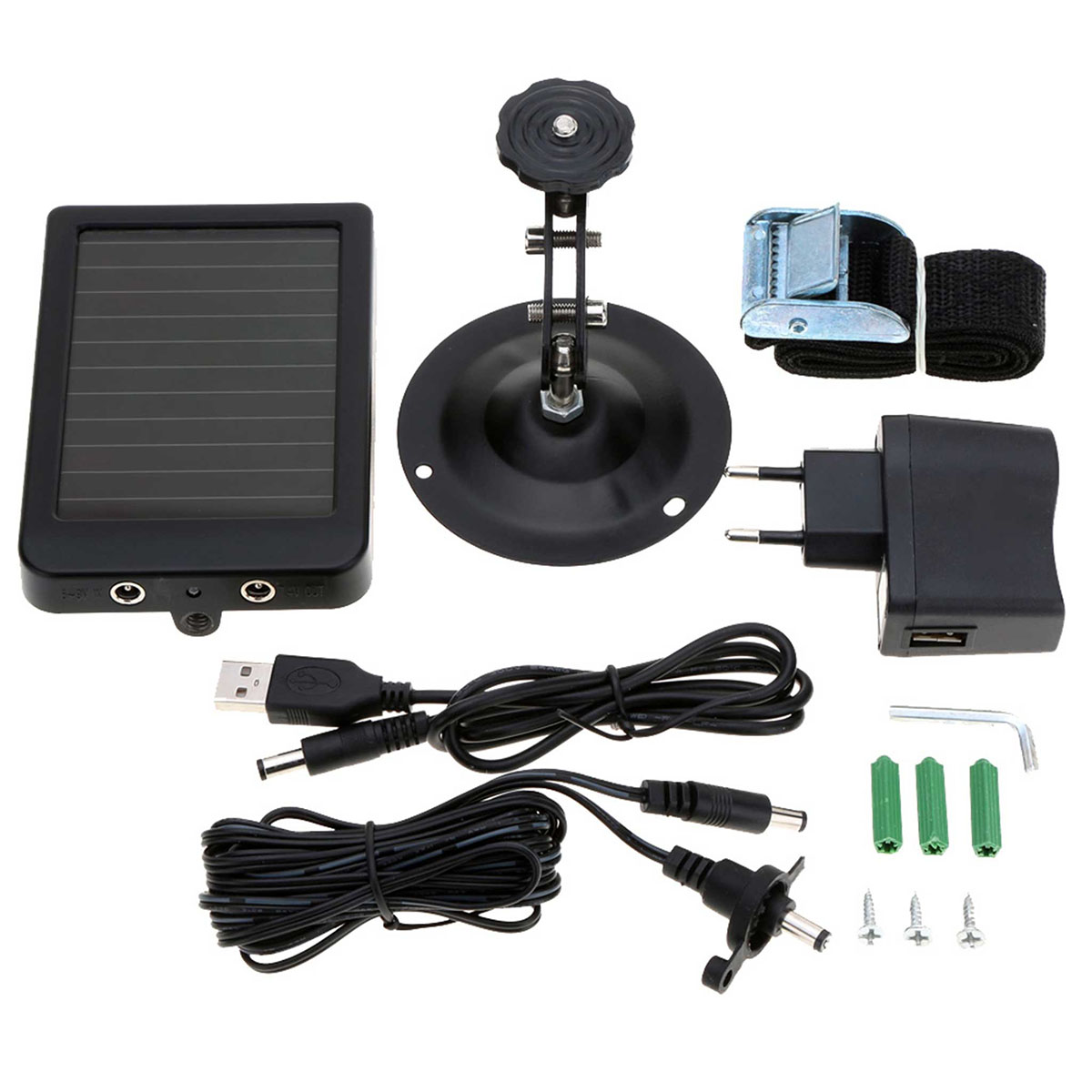 Solpanel Trekker För Åtelkamera 9V