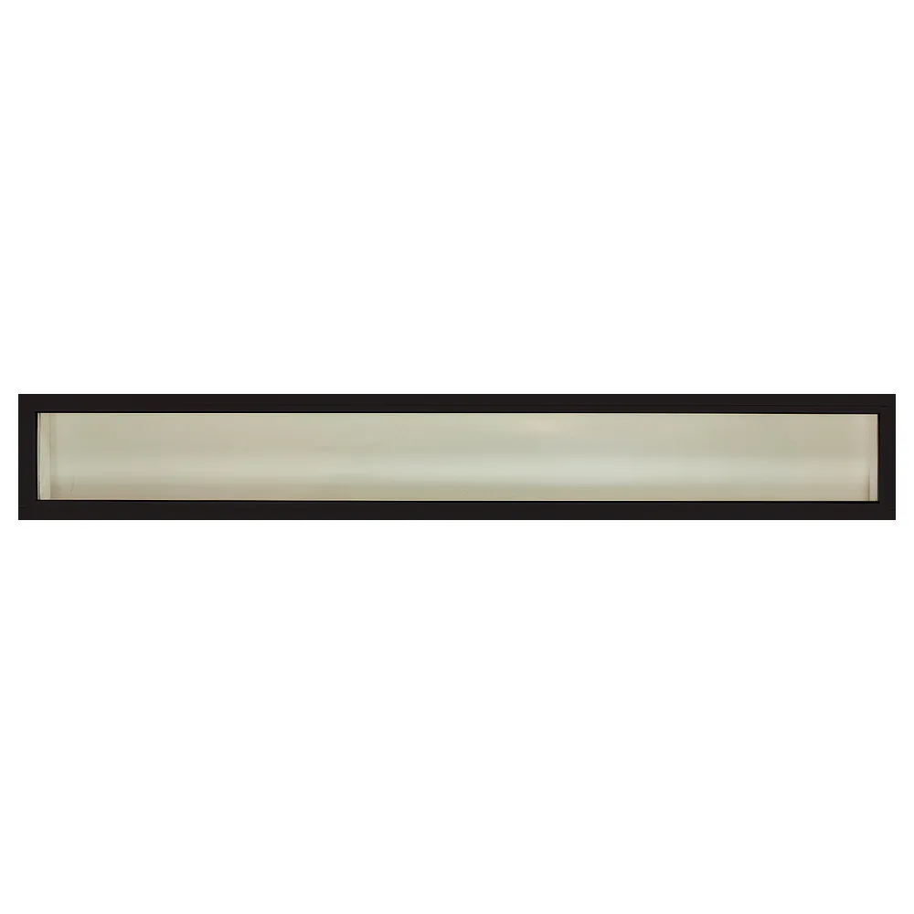 Överljus SYL301 Svart M10x3 Klart NCS S9000-N BxH: 100x30 cm, Svart