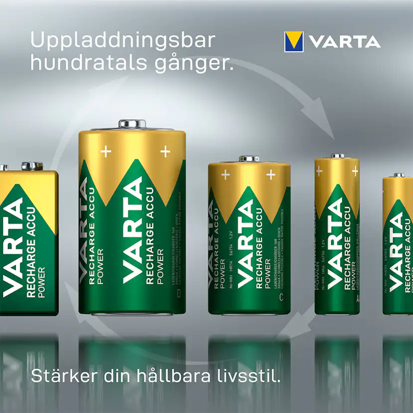 Batteri VARTA Laddningsbara Alkaliska AAA 1000 mAh 4-Pack