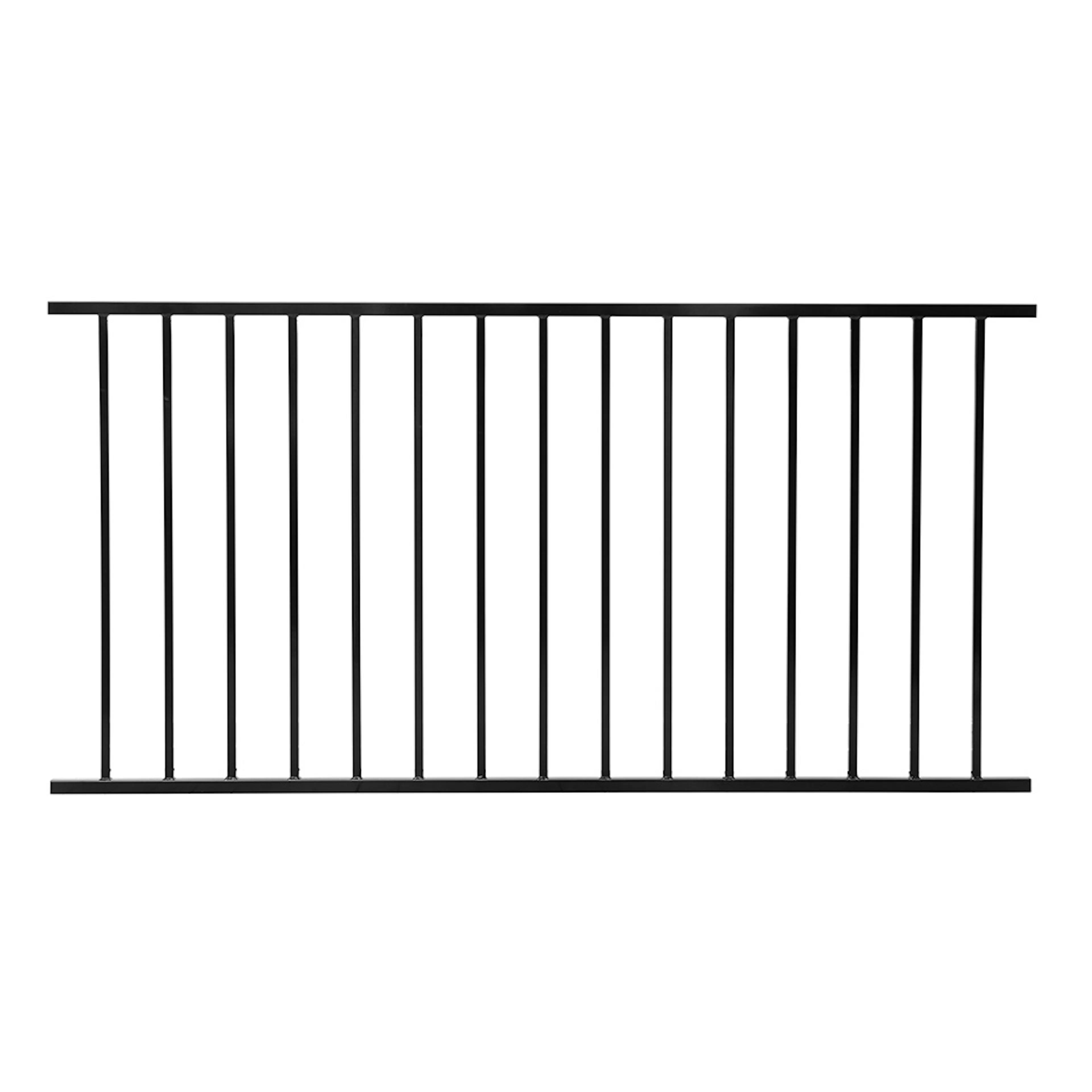 Staket Skotte Garden Klassisk 180x90 cm Svart