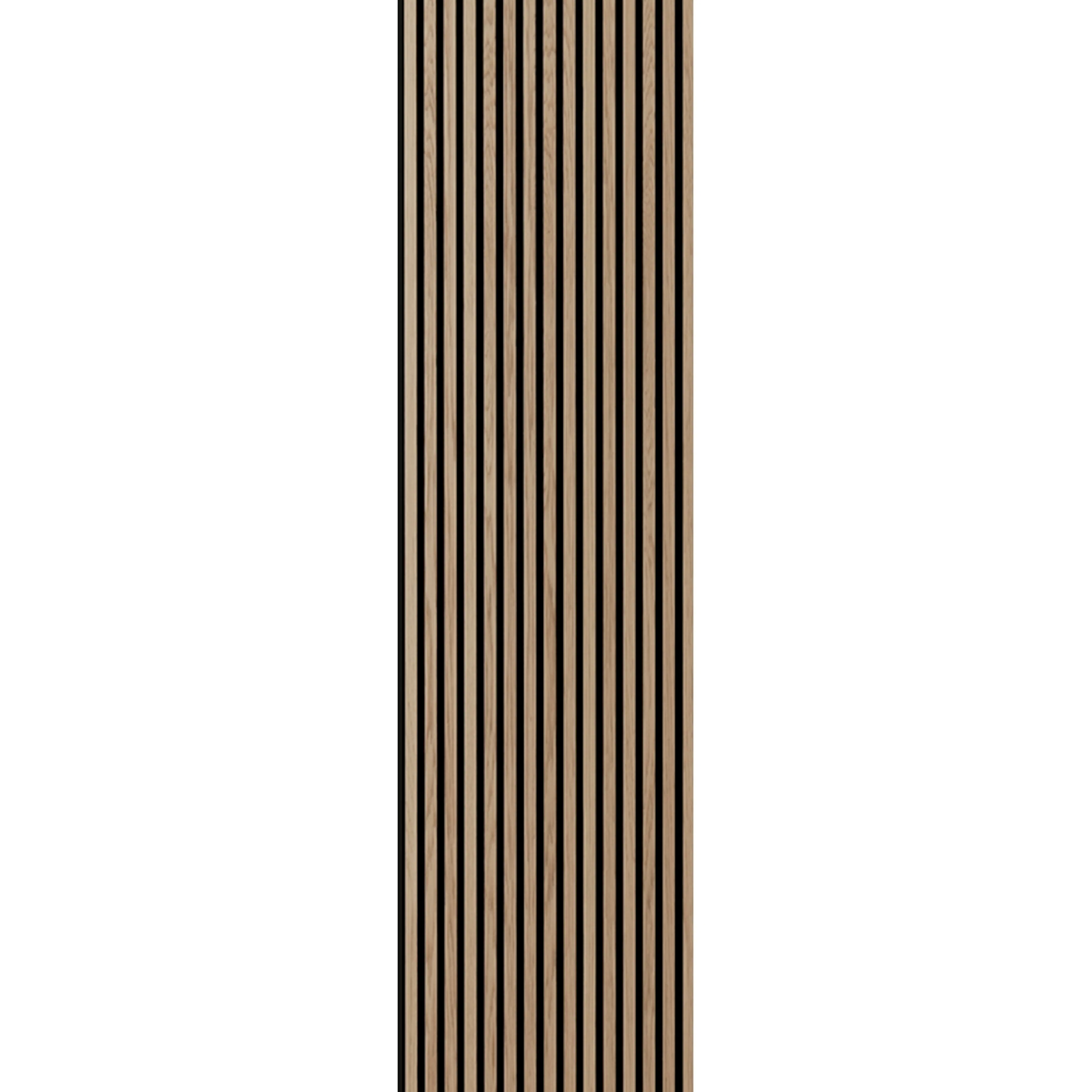 Akustikpanel 244 - Light Oak Utförande: Ljus Ek, Längd: 2440 mm, Bredd: 605 mm