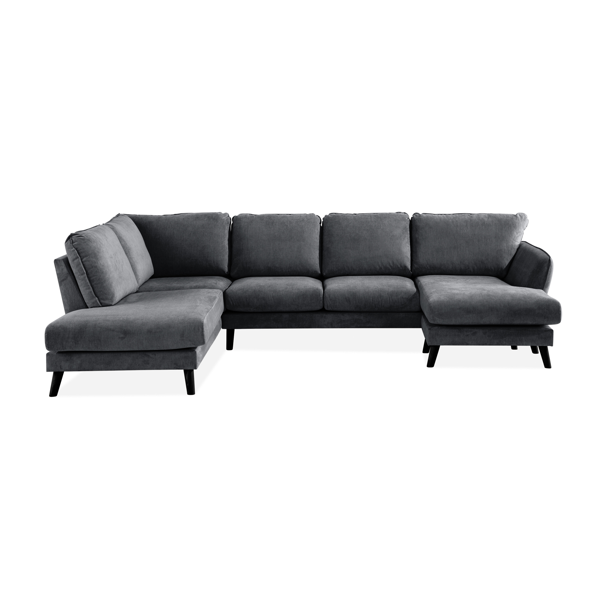 6-sitssoffa Scandi Days Trend Lyx U-formad med Divan och Schäslong 326 cm