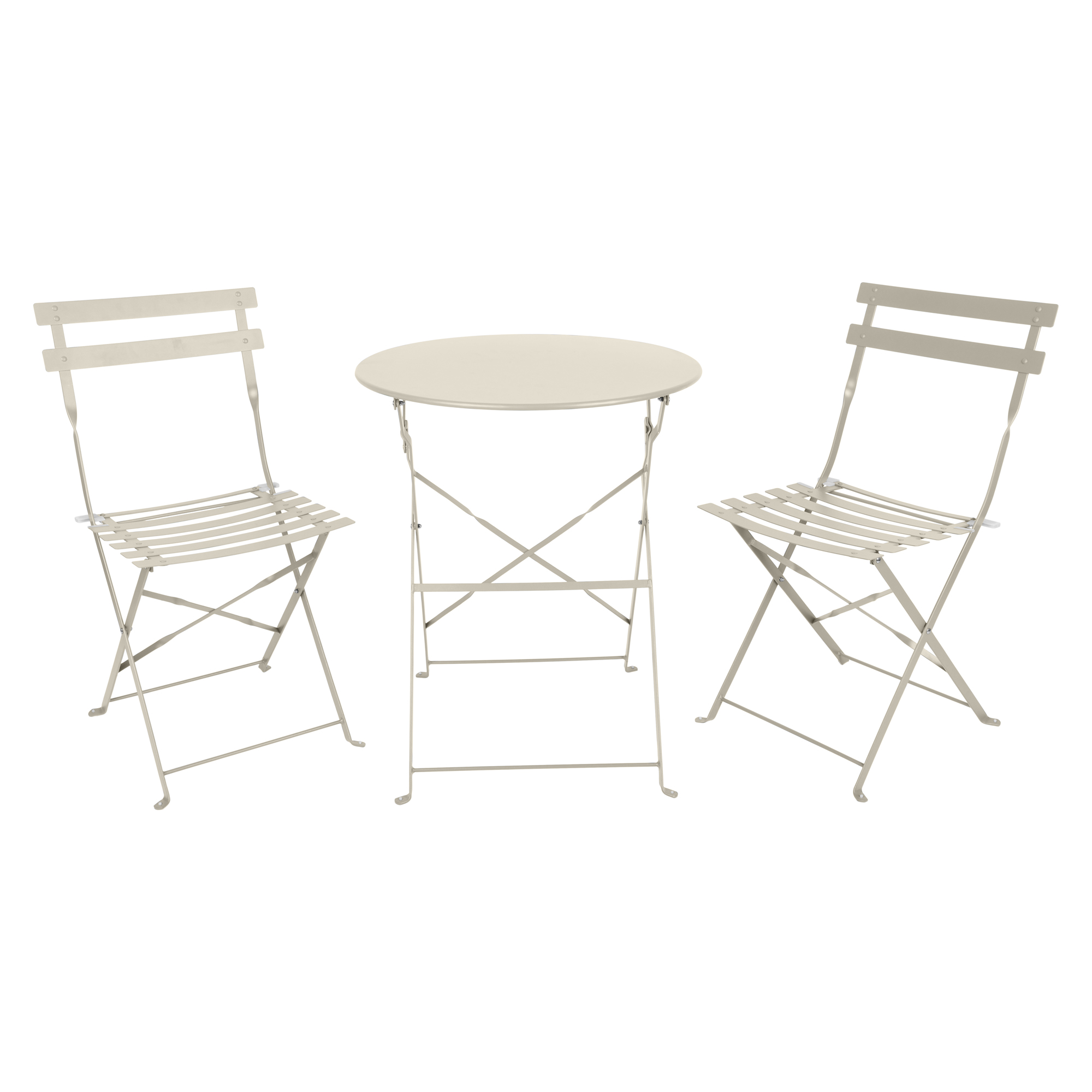 Caféset Outfit Sam 2st Fällbara Stolar med Bord Ø60 cm
