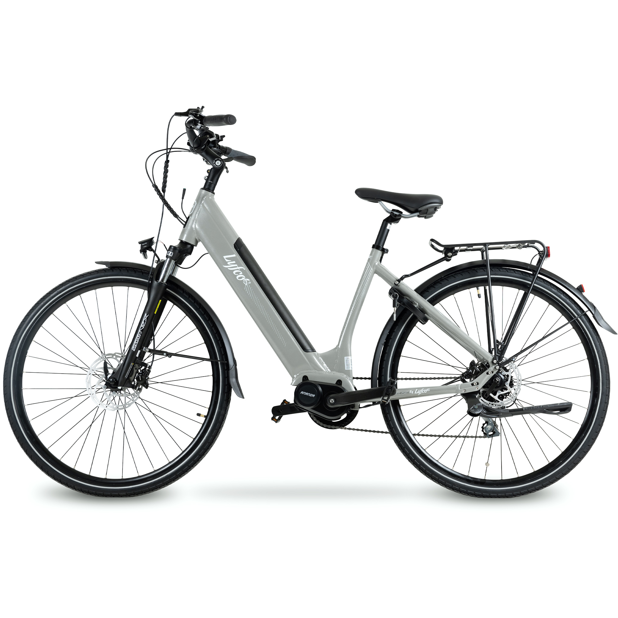 Elcykel Lyfco Dam 28" - Elise 14 Ah Silver