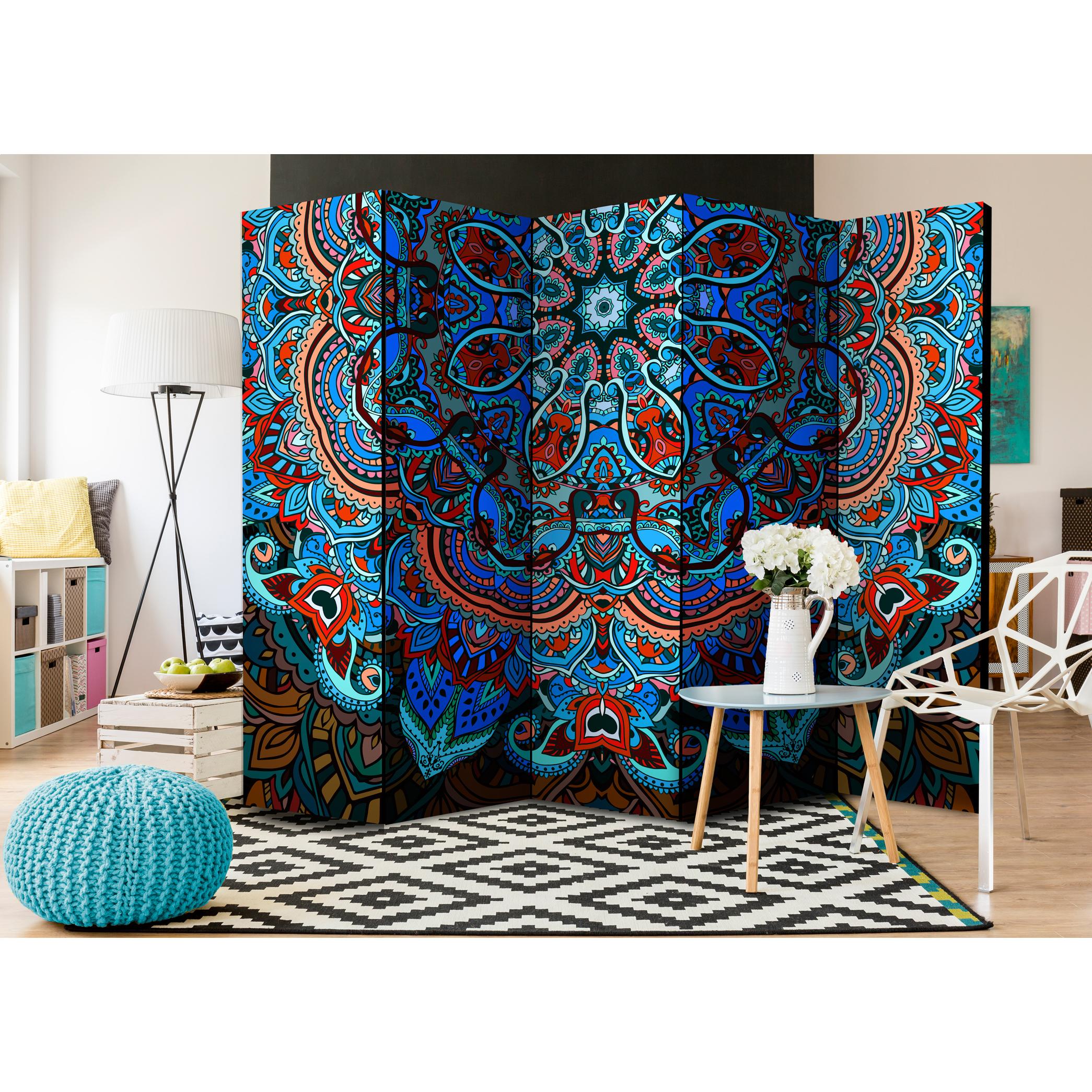 Rumsavdelare Skärmvägg Arkiio Blue Fantasy II 225x172 cm