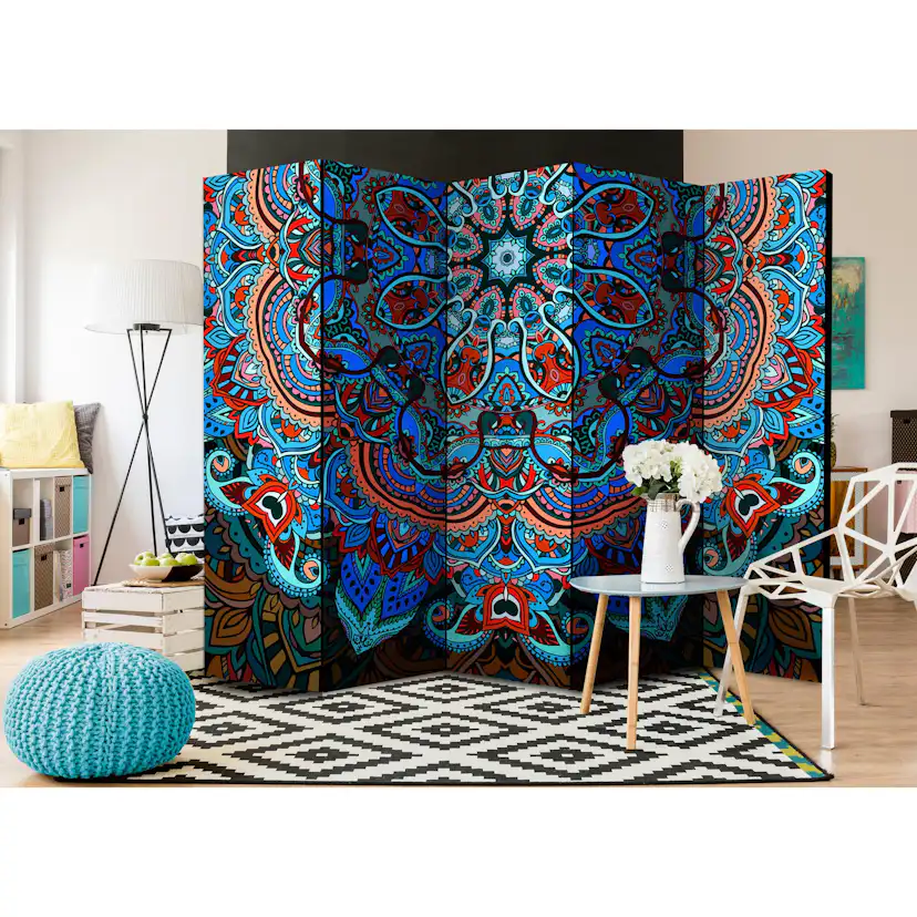 Rumsavdelare Skärmvägg Arkiio Blue Fantasy II 225x172 cm
